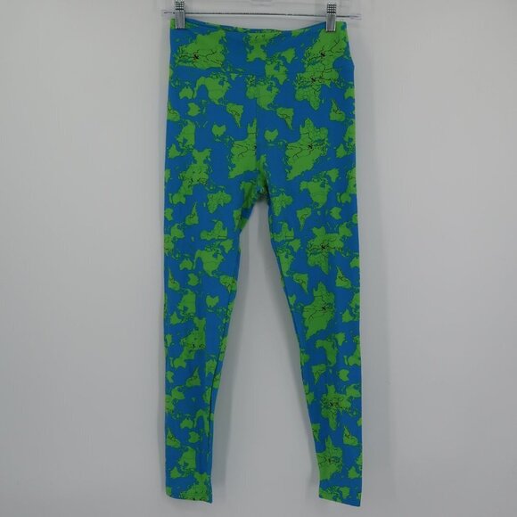 Lularoe world map leggings One Size - Picture 1 of 8